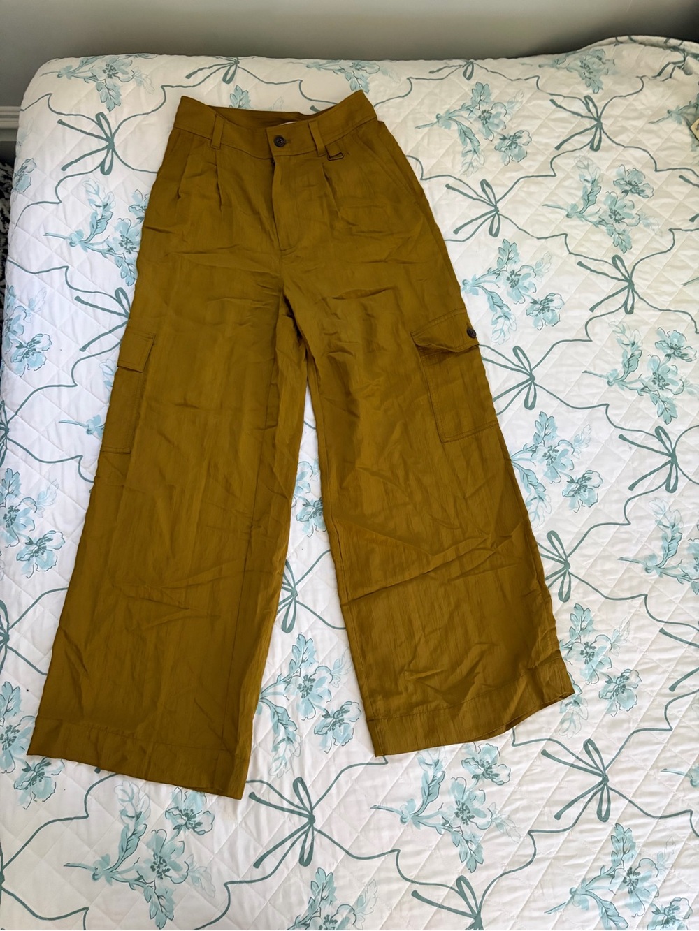 Madewell Womens Wide-Leg Cargo Pants